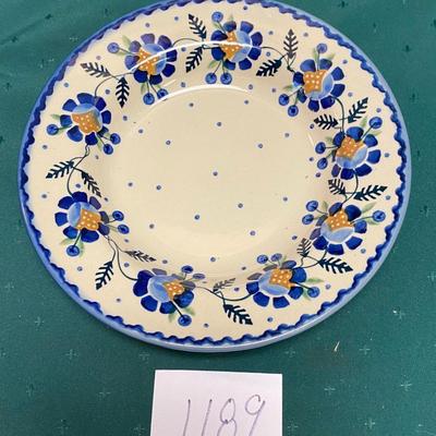 Traditional Polish Pottery Soup or Salad Bowl