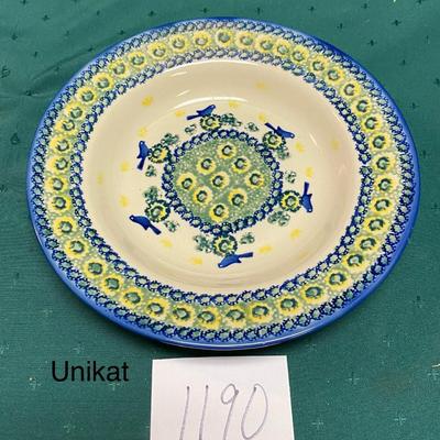Unikat Polish Pottery Soup or Salad Bowl