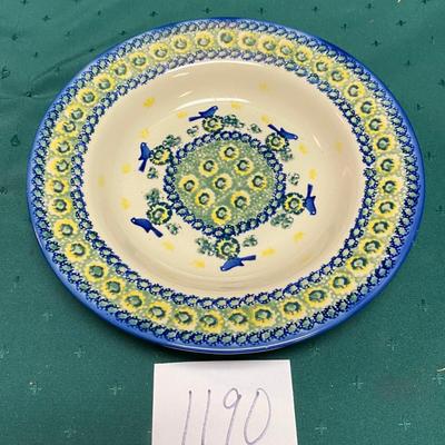 Unikat Polish Pottery Soup or Salad Bowl