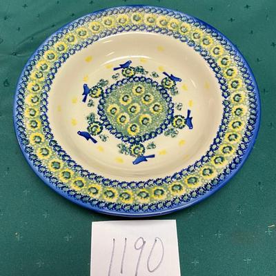 Unikat Polish Pottery Soup or Salad Bowl