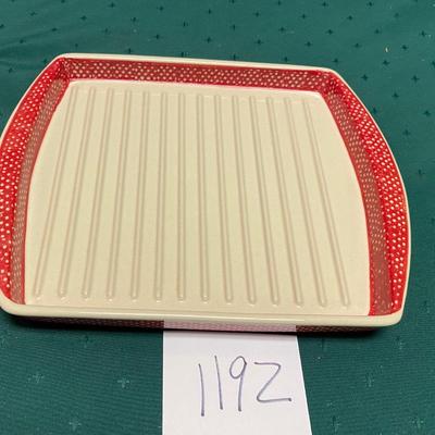 Traditional Polish Pottery Broiling Dish