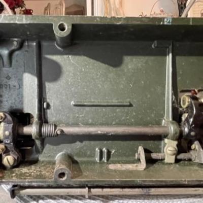 Todd Protectograph Co. Hand Crank Check Writer Early 1900's in Good Preowned Condition 16" Long.