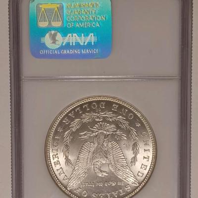 1890 Morgan MS64 silver U S 1$