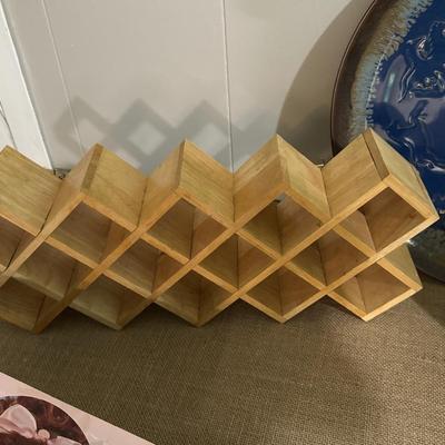 Wine rack wooden new