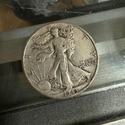 1943 Walking Liberty half silver