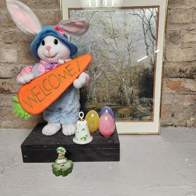 Fiber Optic Bunny, decor and Manifestation print