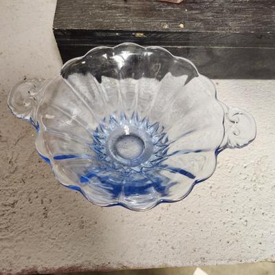 Vintage glass lot (octagon plates)