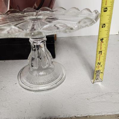 Vintage glass lot (octagon plates)