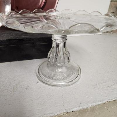 Vintage glass lot (octagon plates)