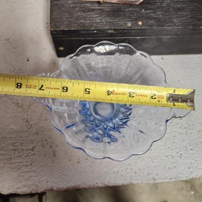 Vintage glass lot (octagon plates)