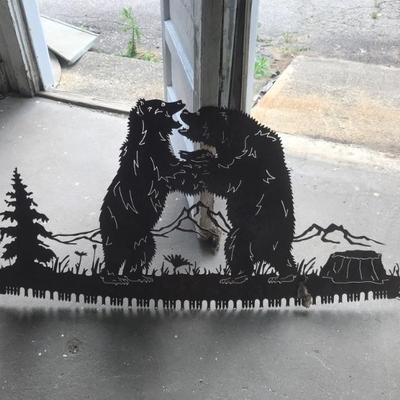 Torch cut saw art