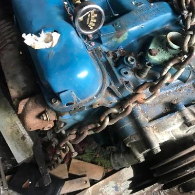 Early 80s Dodge 360 engine block 