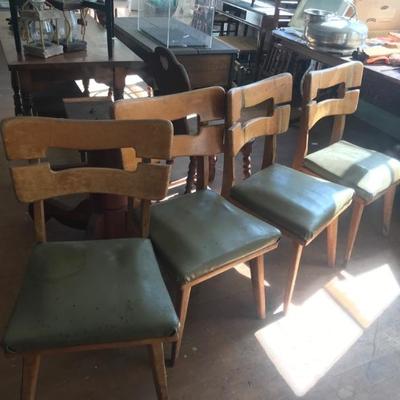 Heywood Wakefield dogbone chairs 