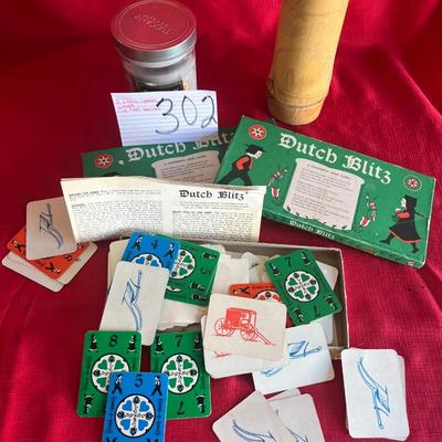 2 Dutch games with directions a candle and a cup make from bamboo