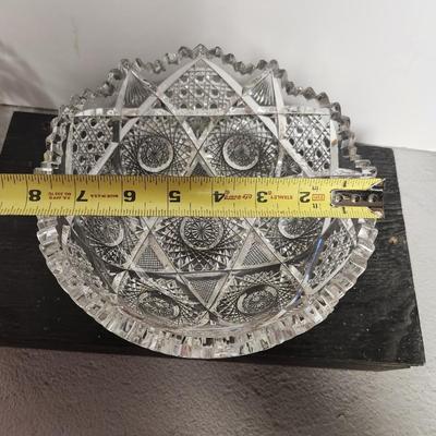 Cut crystal bowls