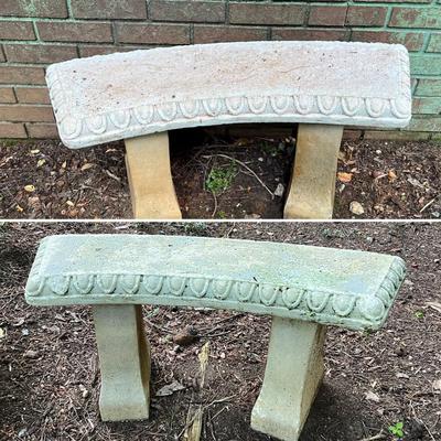 Curved Cement Garden Benches (FY/BY-RG)
