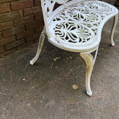Three Matching Cast Iron Garden Bench Seats (FY-RG)