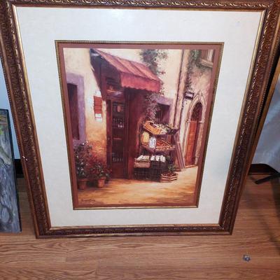 Cantina framed picture