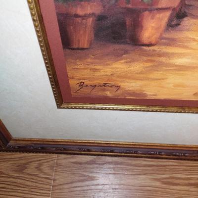 Cantina framed picture