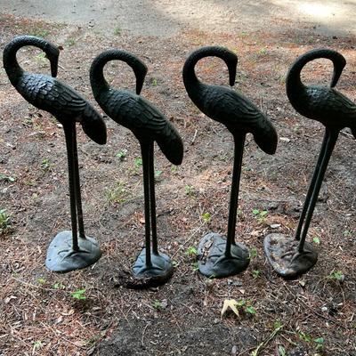 Crane Garden Statues (FY-RG)