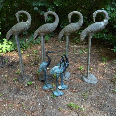 Crane Garden Statues (FY-RG)