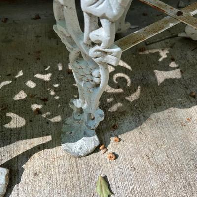 Pair of Cast Iron Garden Chairs (BY-RG)