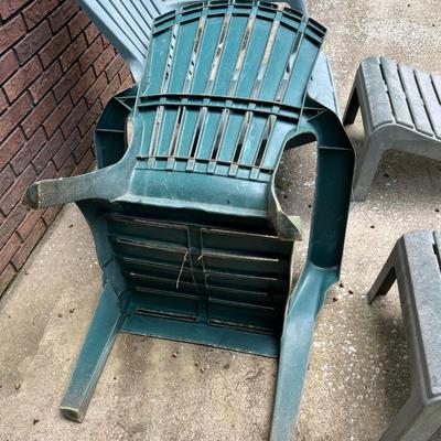 Adirondack Chairs & Footrests (BY-RG)