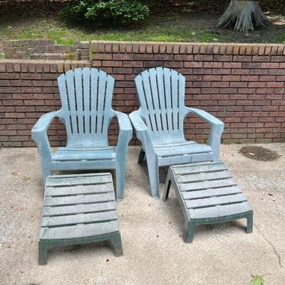 Adirondack Chairs & Footrests (BY-RG)