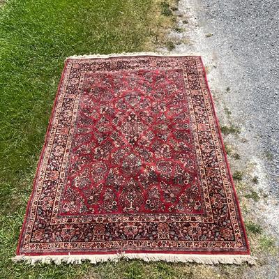1145 Large Wool Oriental Handknotted Rug 12' 1" x 8' 6"