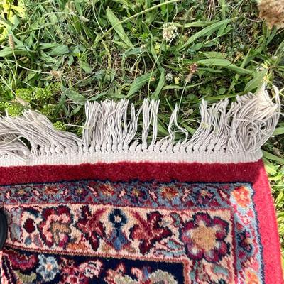 1145 Large Wool Oriental Handknotted Rug 12' 1" x 8' 6"