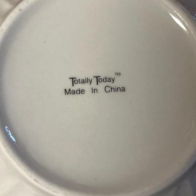 White dishes