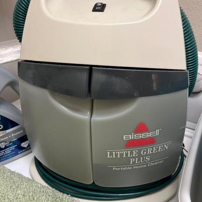 Little Green Plus shampooed, 2 step stool, misc