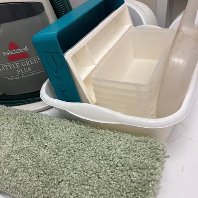 Little Green Plus shampooed, 2 step stool, misc
