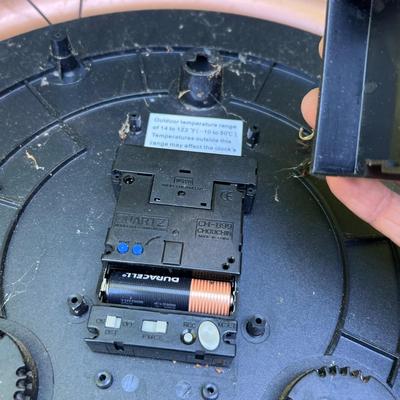 Glass Top Outdoor End Tables Plus Clocks (BY-RG)