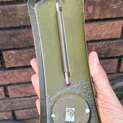 Glass Top Outdoor End Tables Plus Clocks (BY-RG)