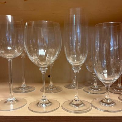 Wine glasses (Mikasa?) 37 total