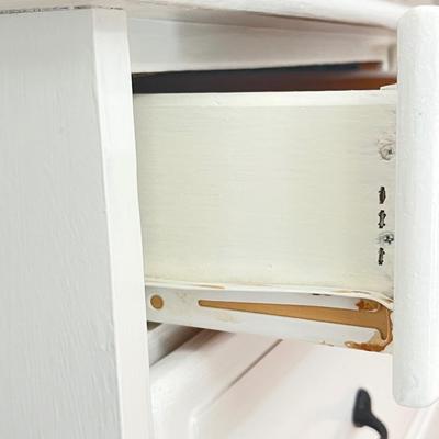 White Painted Farmhouse Double Chest Of Drawers ~ Lots of Drawers