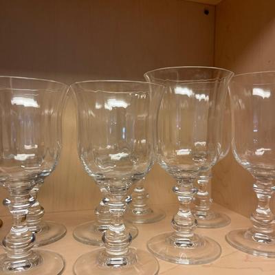 8 glasses/goblets