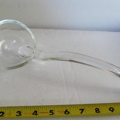 Hand Blown Large Glass Ladle