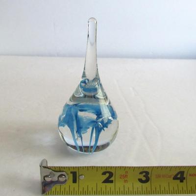Older Gibson Glass Ring Holder Paperweight