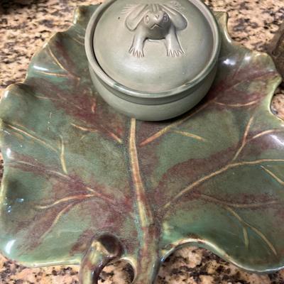 Pottery (signed) & decor