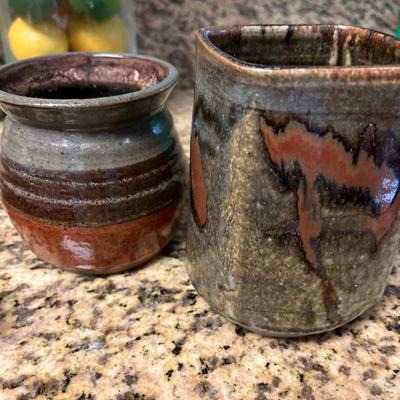 Pottery (signed) & decor