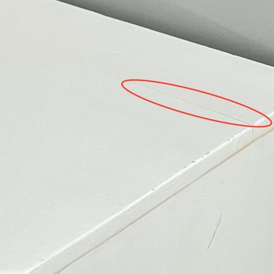 White Painted Farmhouse Chest ~