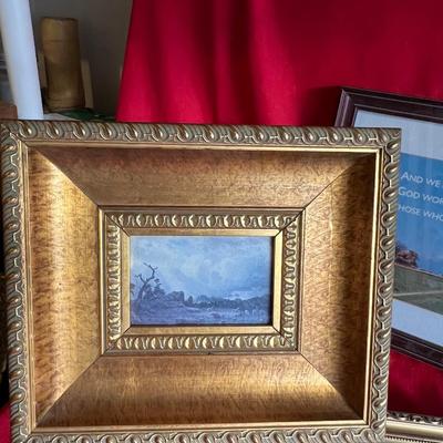 Random wall art, or utilize the frame separately