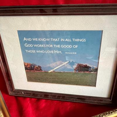 Random wall art, or utilize the frame separately