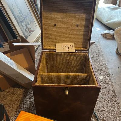 Kodak slide projector with attachments and Karrie case