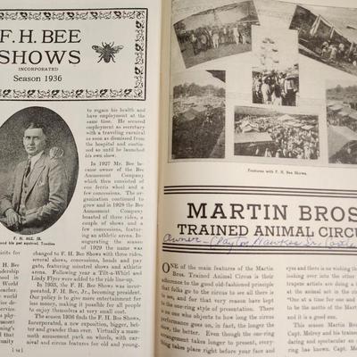 1936 Martin Bros. Circus Magazine - Copy 1