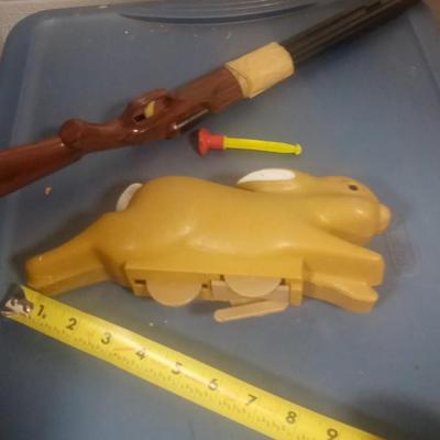 LOT 147 OLD RABBIT HUNT TOY BY MARX