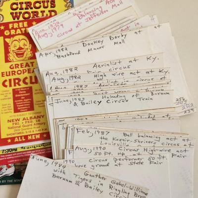 Collection of Circus Ephemera