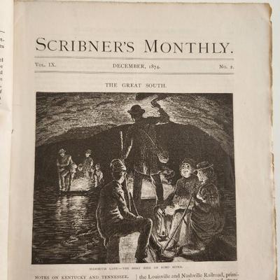 1874 Scribner's Magazine with Louisville Article